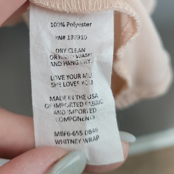 Show me your mumu Whitney wrap size small - Picture 6 of 6